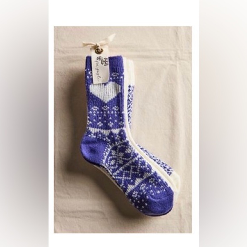 NWT Free People Nordic Knit Sock Bundle